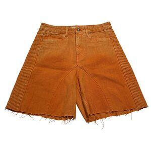 PDF Channel Low Ride Biker Shorts in Orange